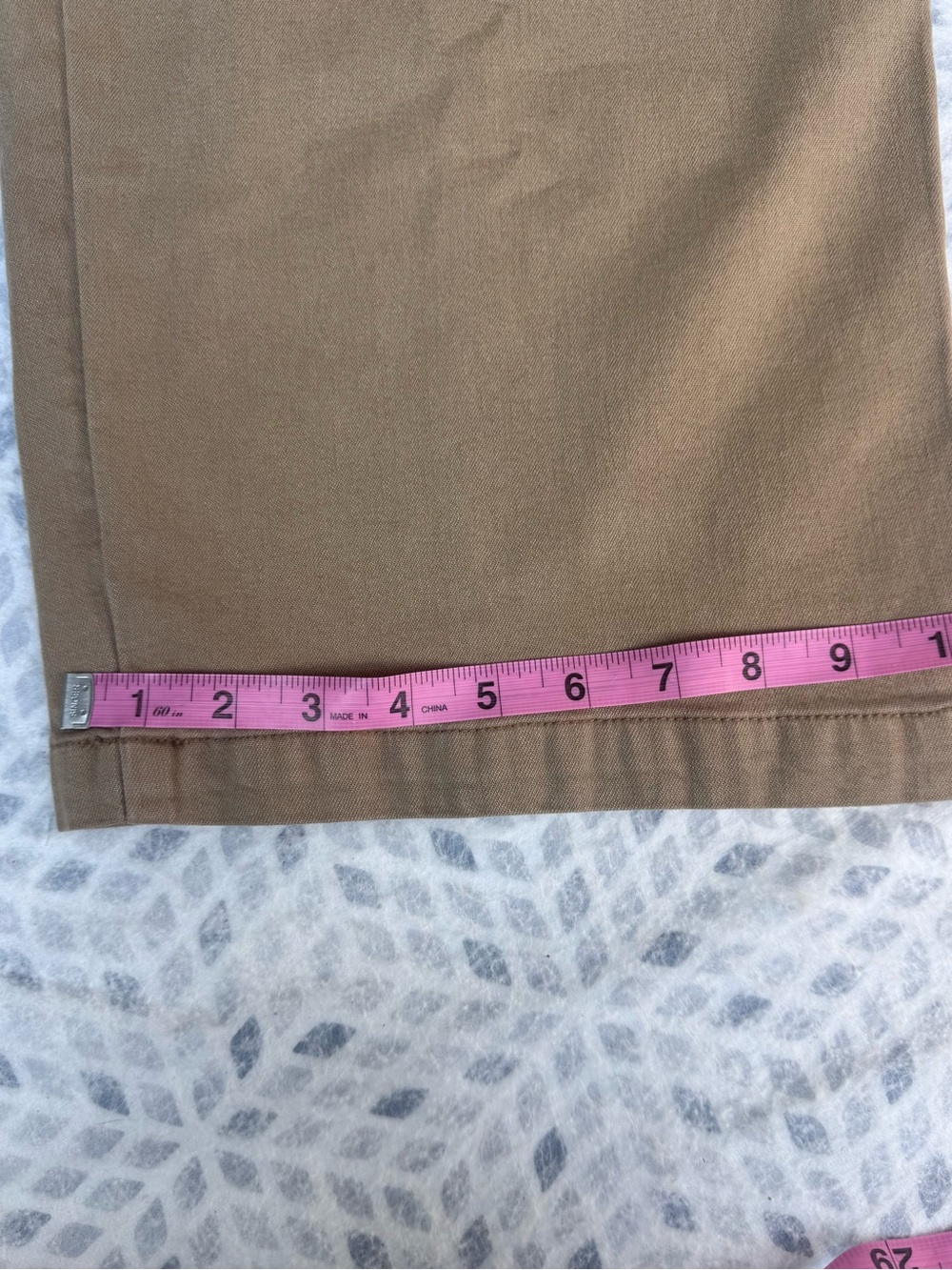 NWT Madewell Emmett Wide Leg Crop Jeans W33P High Rise Brown Stretch - Picture 12 of 12